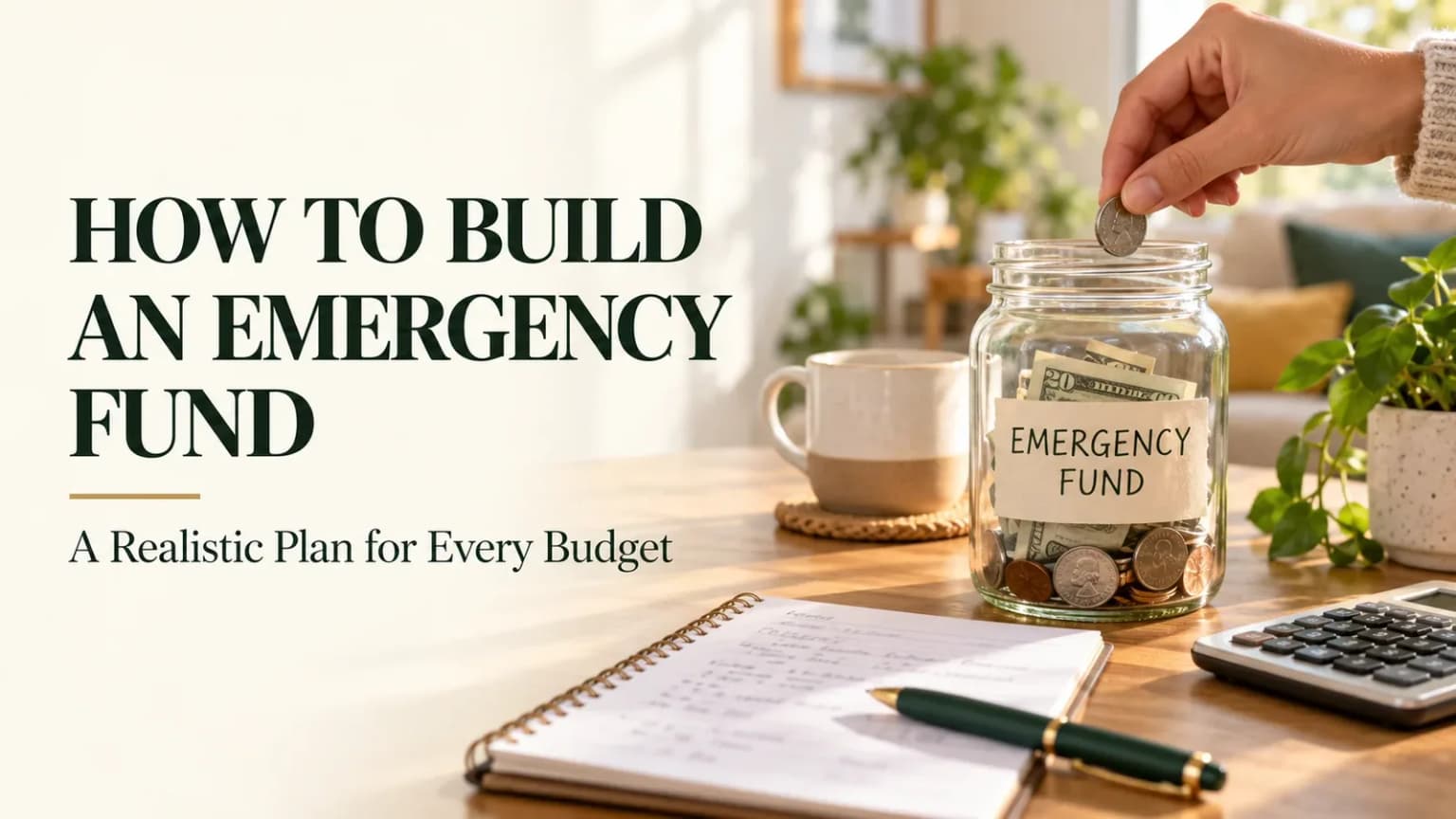 build an emergency fund
