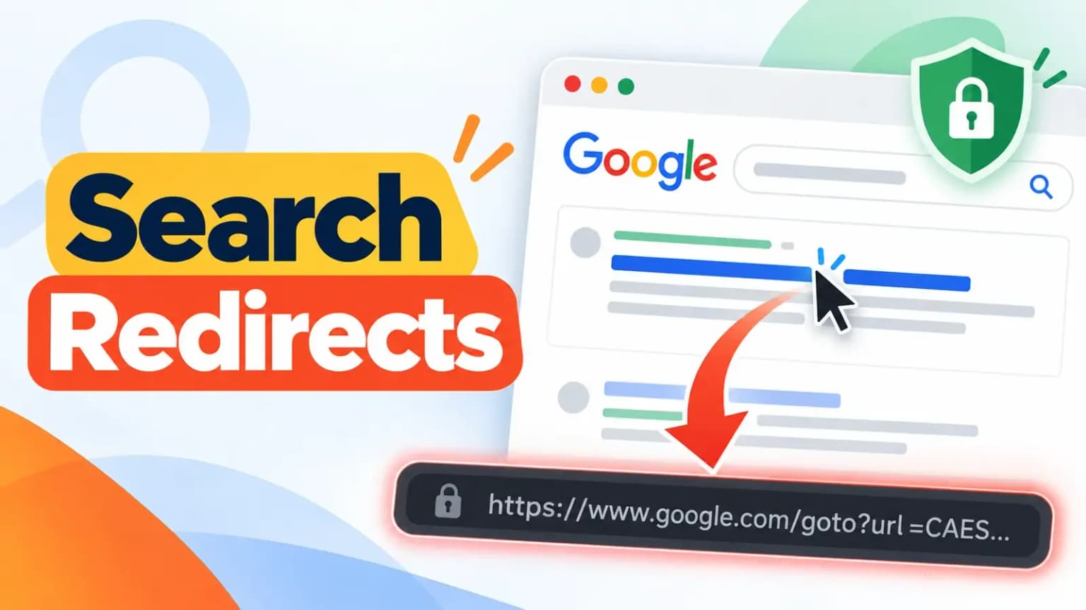 Google SERP redirects