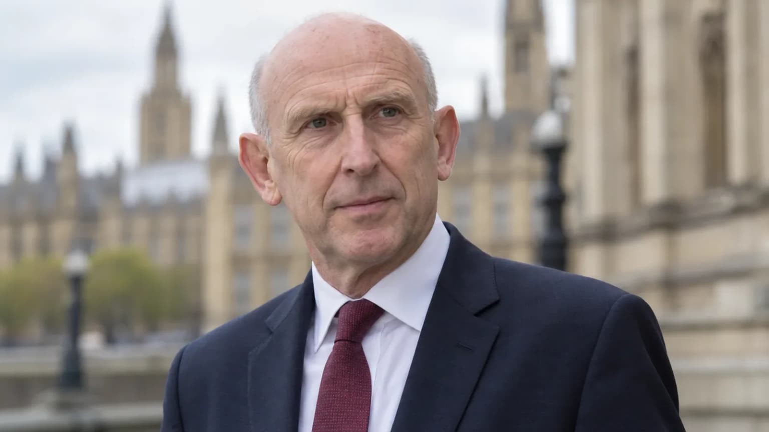 John Healey at Westminster