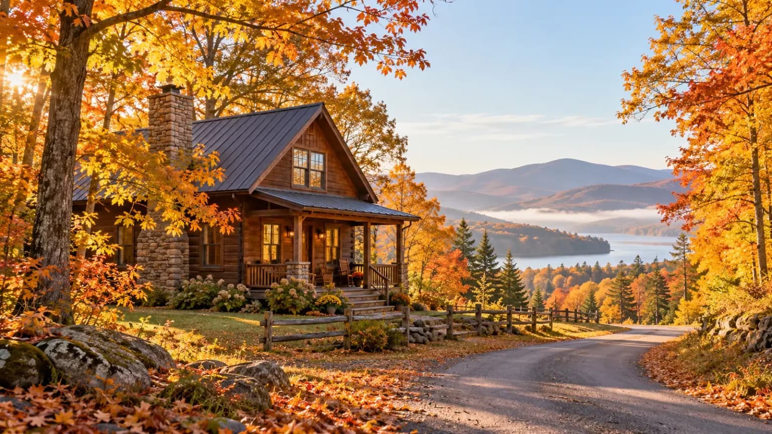 Peaceful autumn cabin escape (1)