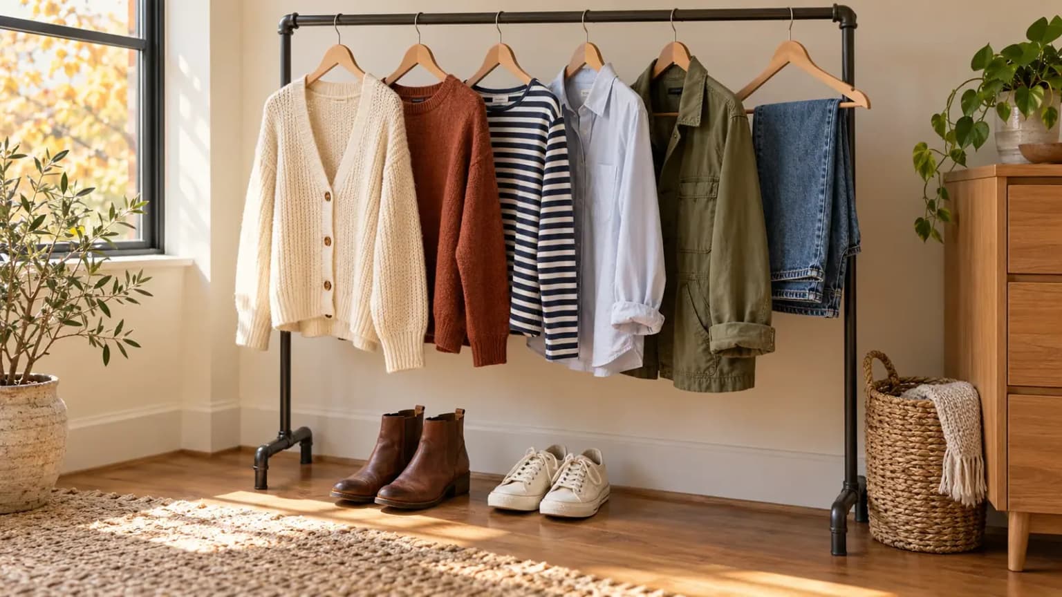 Simple Fall Capsule Wardrobe